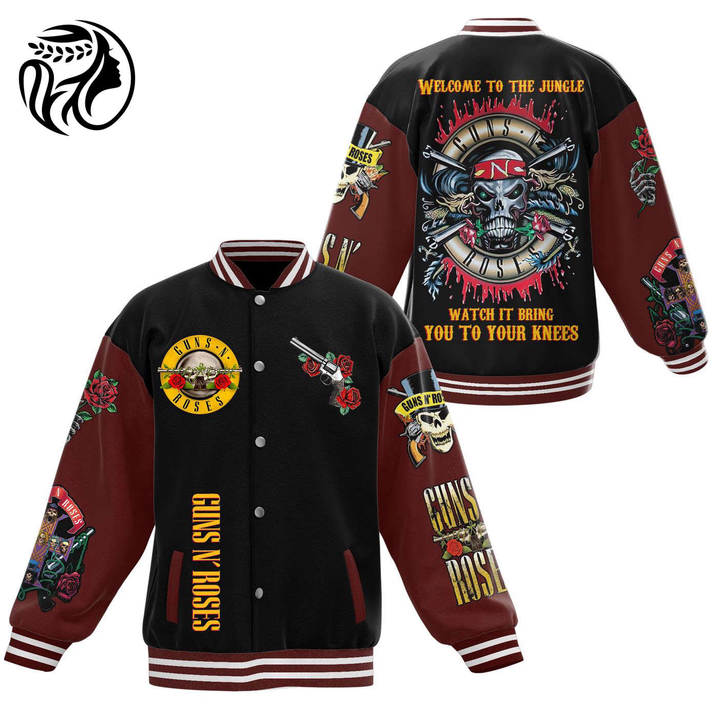 Guns N Roses New Premium Baseball Jacket Gift For Fan