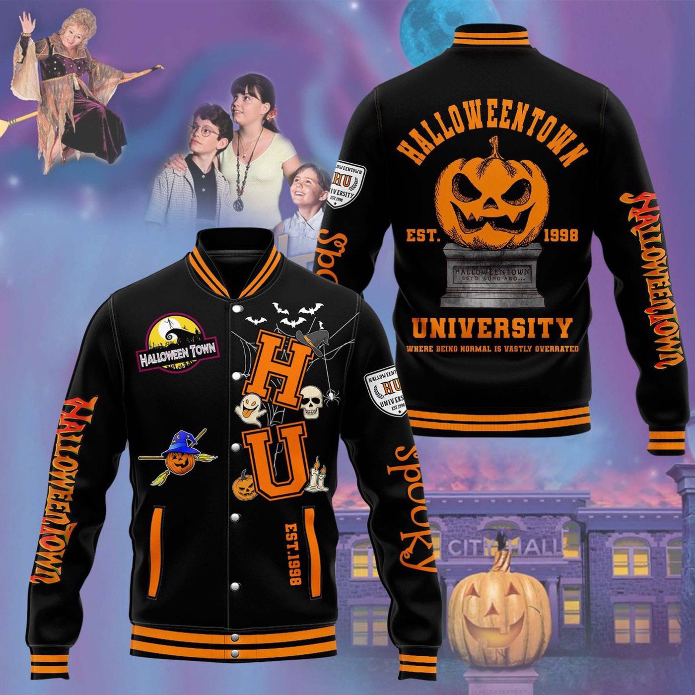 Halloweentown New Premium Baseball Jacket Gift For Fan Halloweentown New Premium Baseball Jacket Gift For Fan