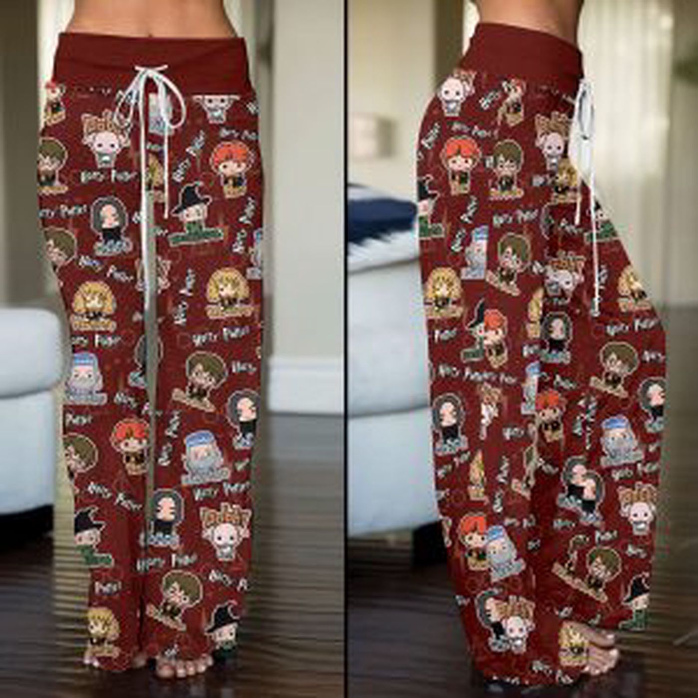 Harry Potter High-Waisted Straight-Leg Trousers  – Gift for Women