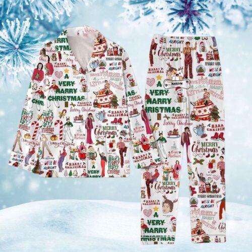 Merry Swiftmas Pajamas Set: Taylor Version Tour PJs – Festive & Stylish!
