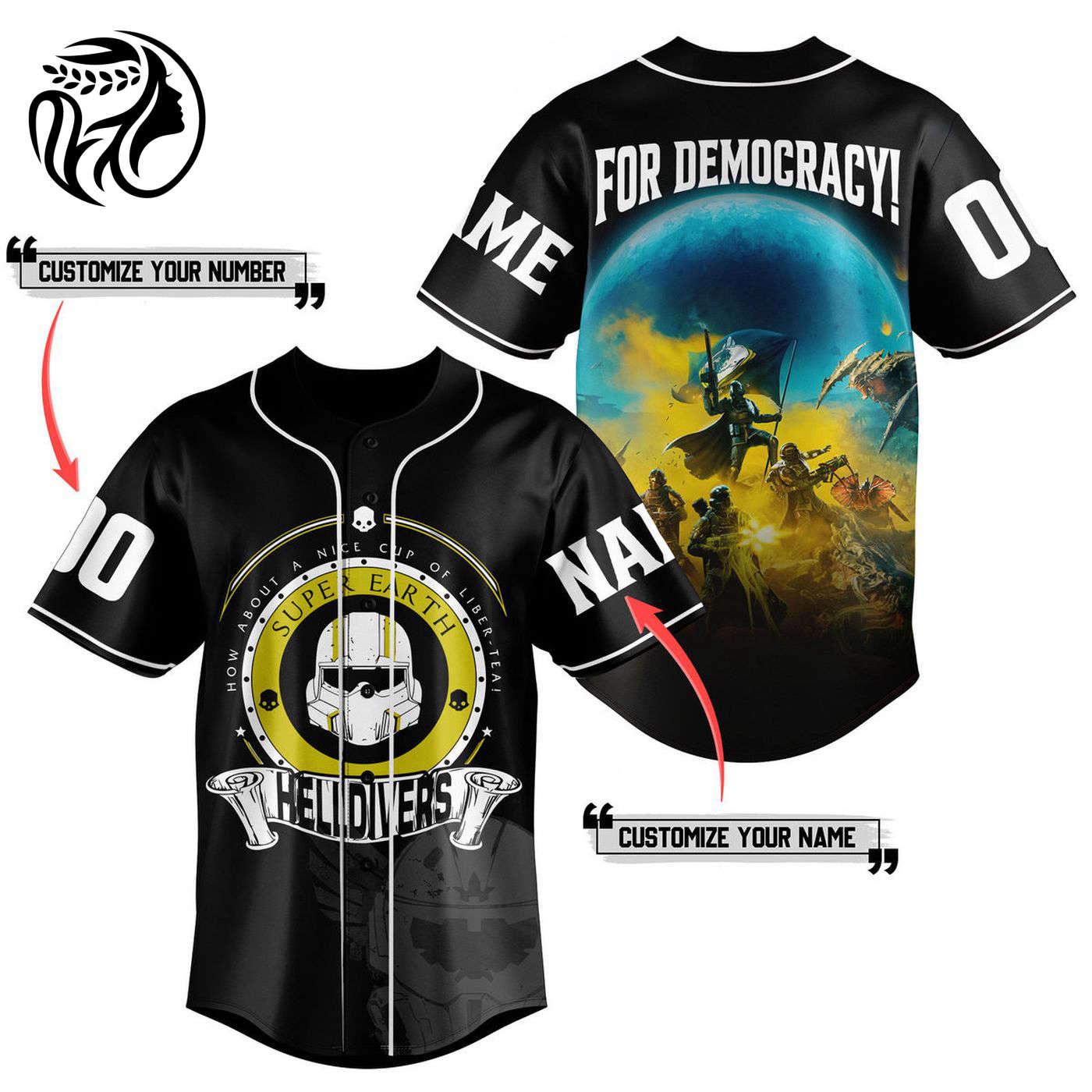 Helldivers Baseball Jersey For Men Women And Kids Gift