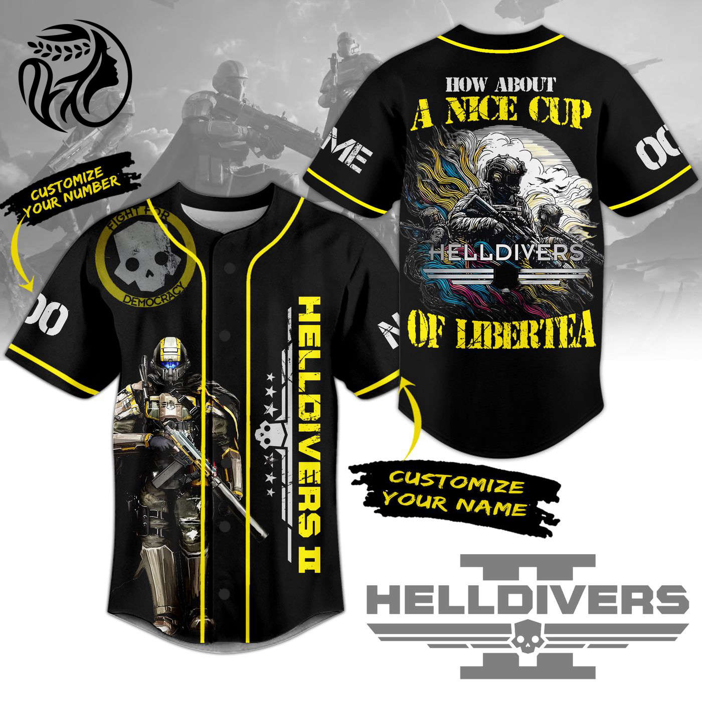 Helldivers Baseball Jersey For Men Women And Kids Gift