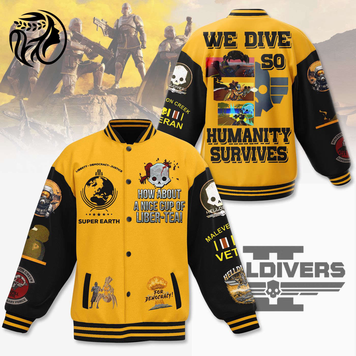 Helldivers New Premium Baseball Jacket Gift For Fan