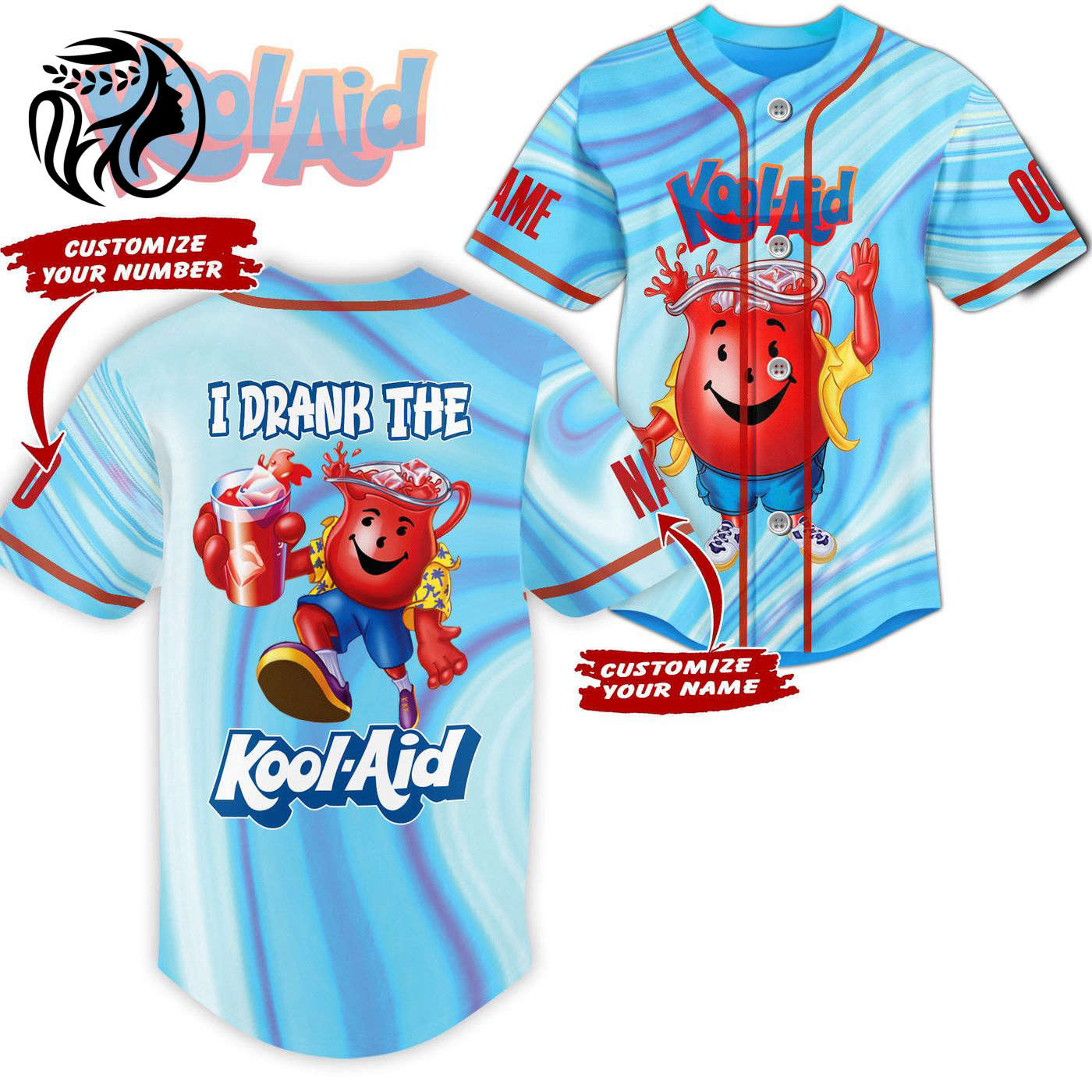 I Drank The Kool Aid Baseball Jersey For Men Women And Kids Gift