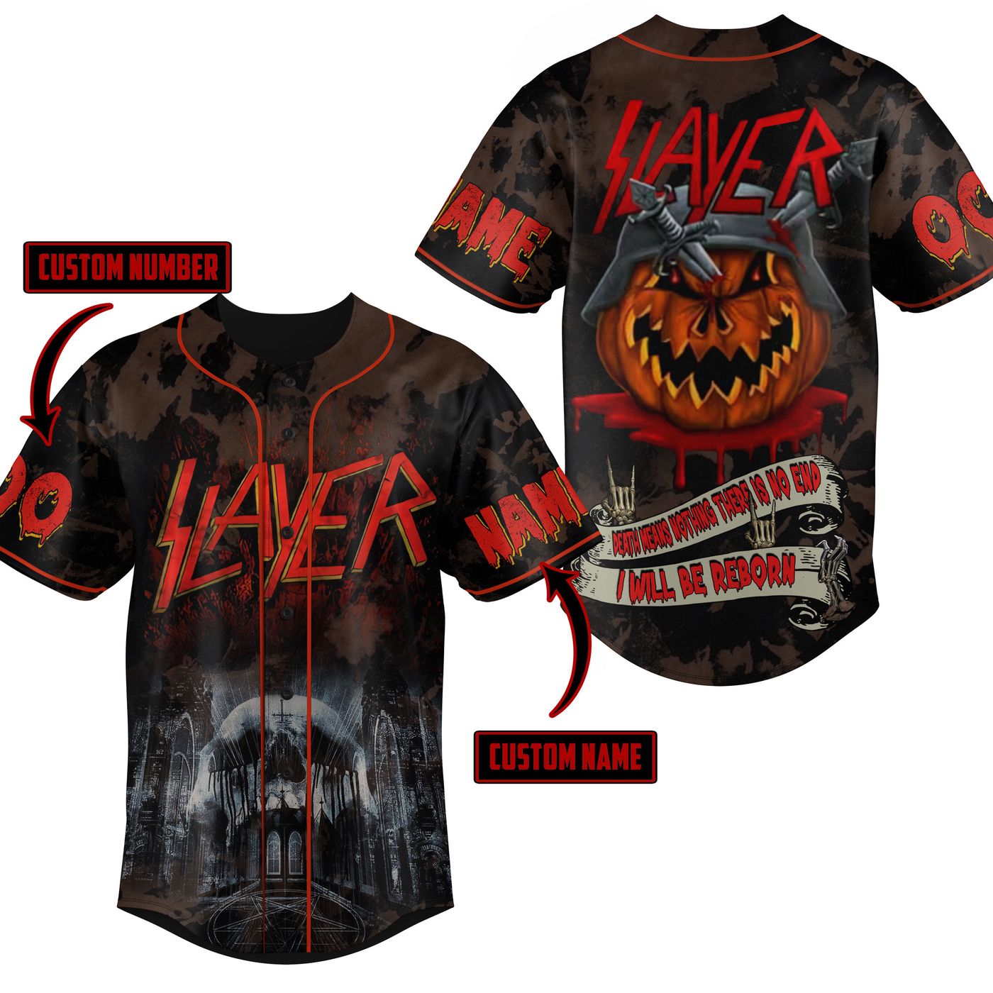 I Will Be Reborn Slayer Baseball Jersey For Men Women And Kids Gift I Will Be Reborn Slayer Baseball Jersey For Men Women And Kids Gift