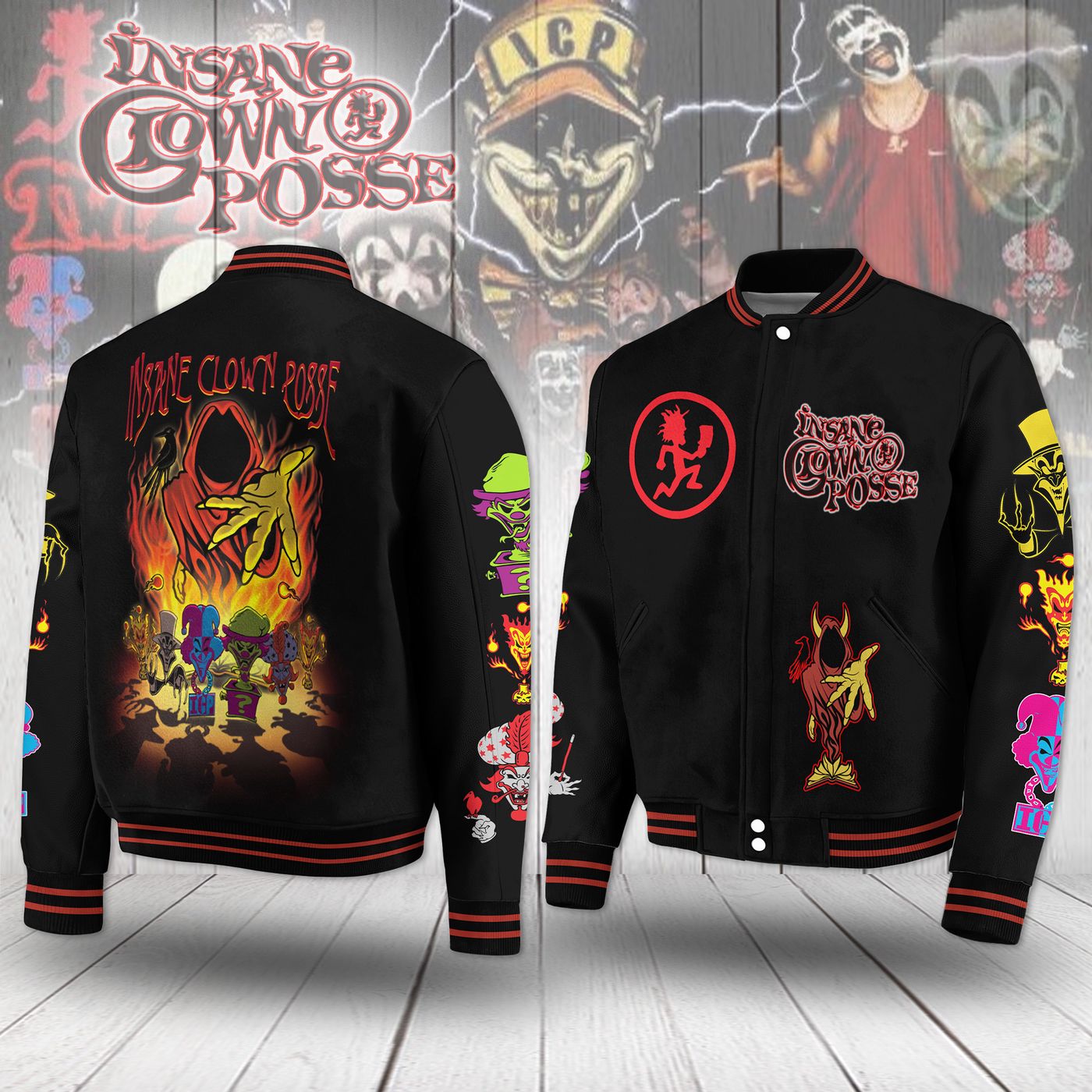 Insane Clown PosseNew Premium Baseball Jacket Gift For Fan