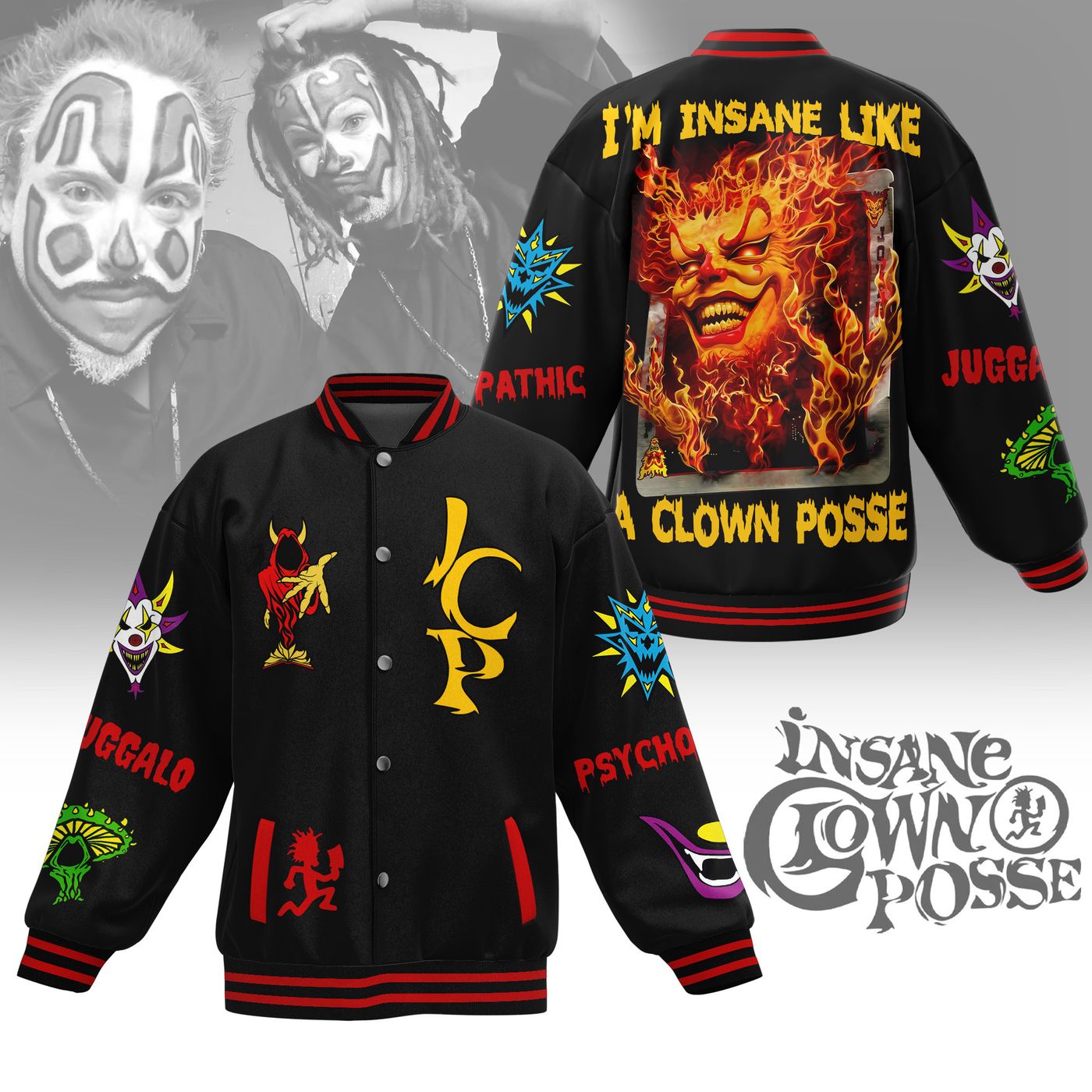 Insane Clown PosseNew Premium Baseball Jacket Gift For Fan