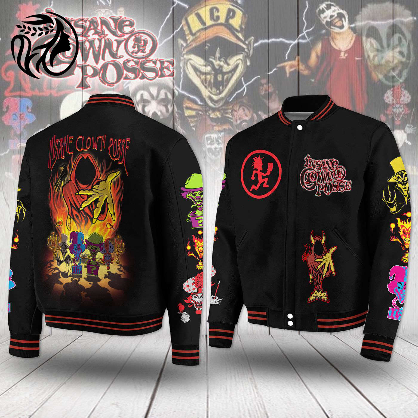 Insane Clown PosseNew Premium Baseball Jacket Gift For Fan