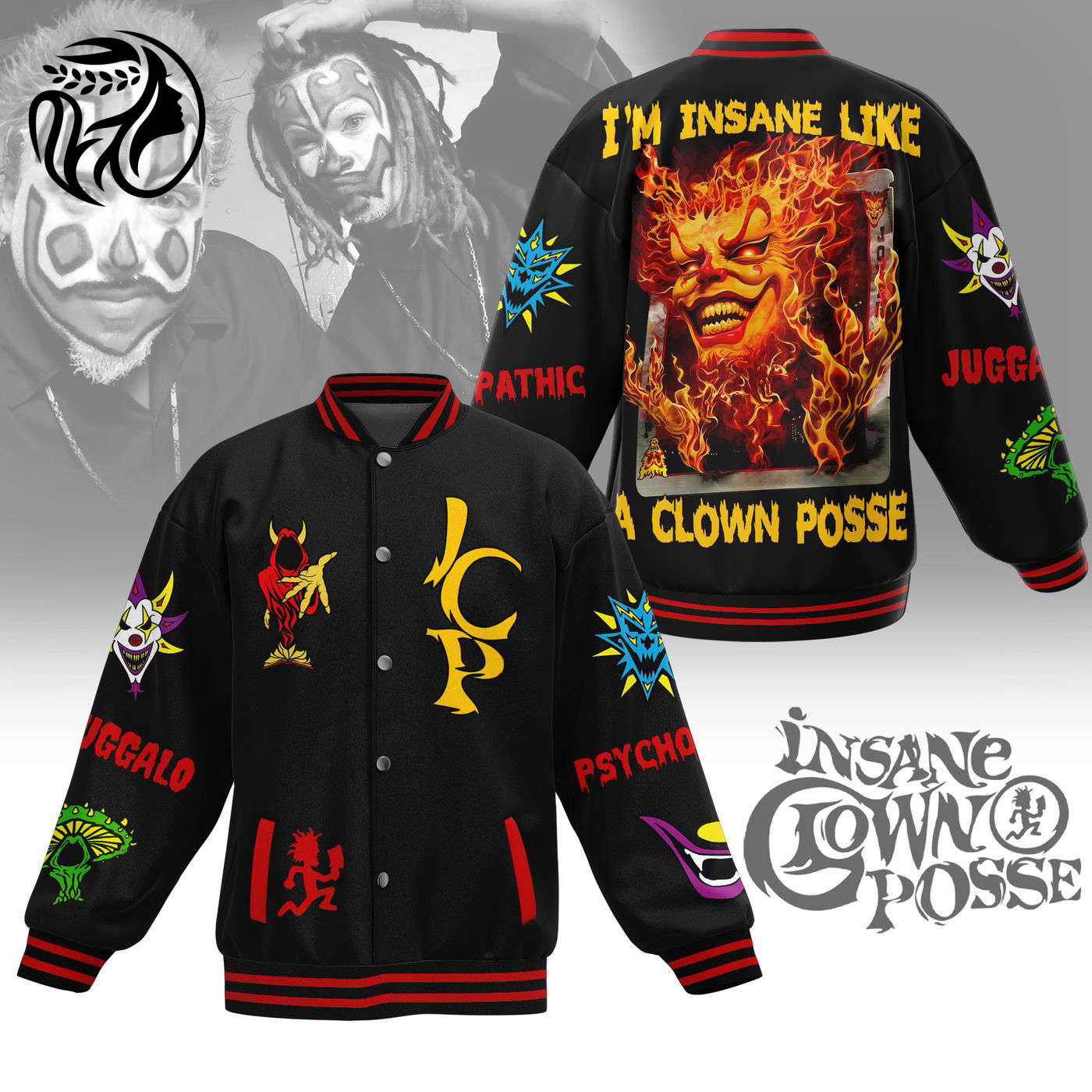 Insane Clown PosseNew Premium Baseball Jacket Gift For Fan
