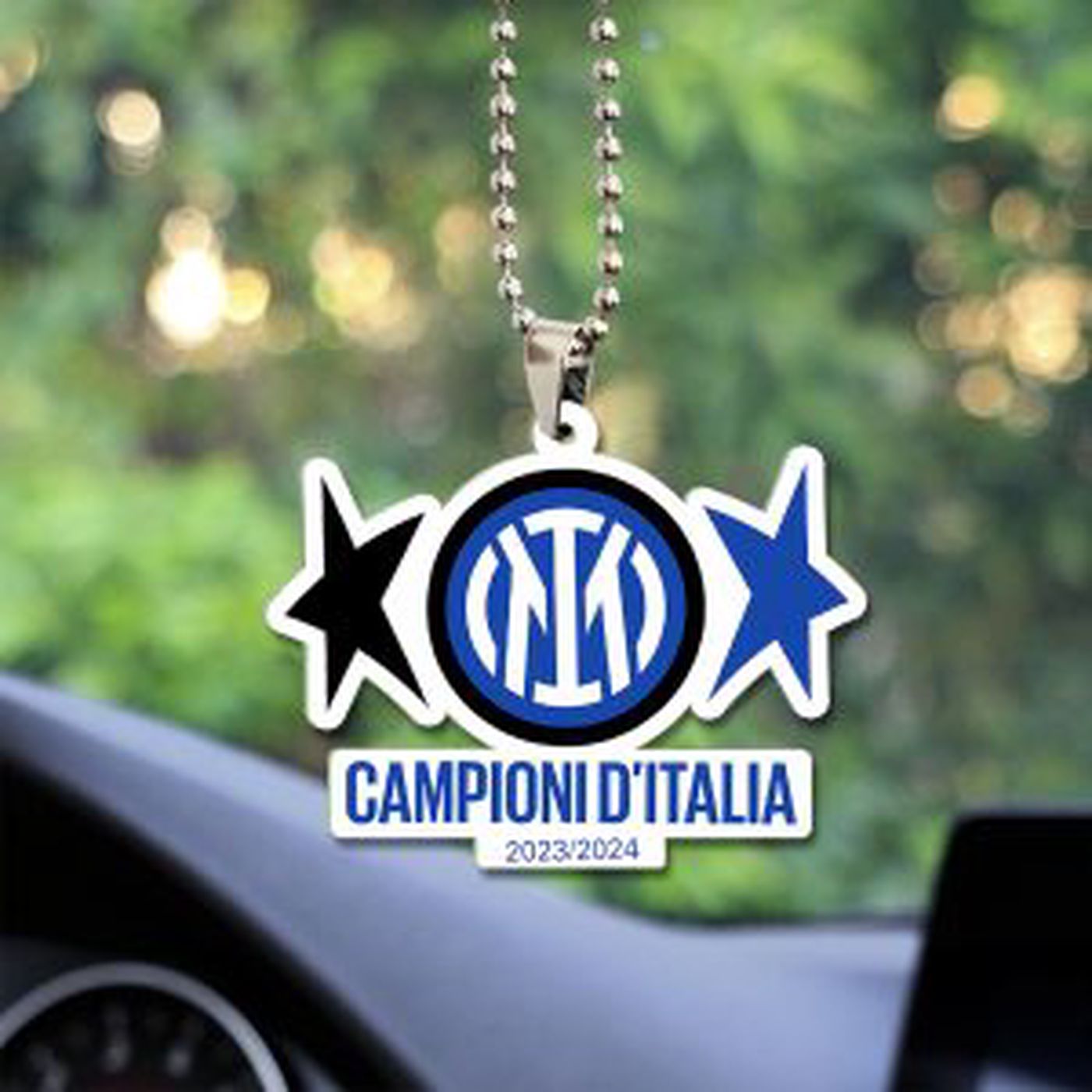 Inter Milan FC Custom Shape-sided Acrylic Car Ornament