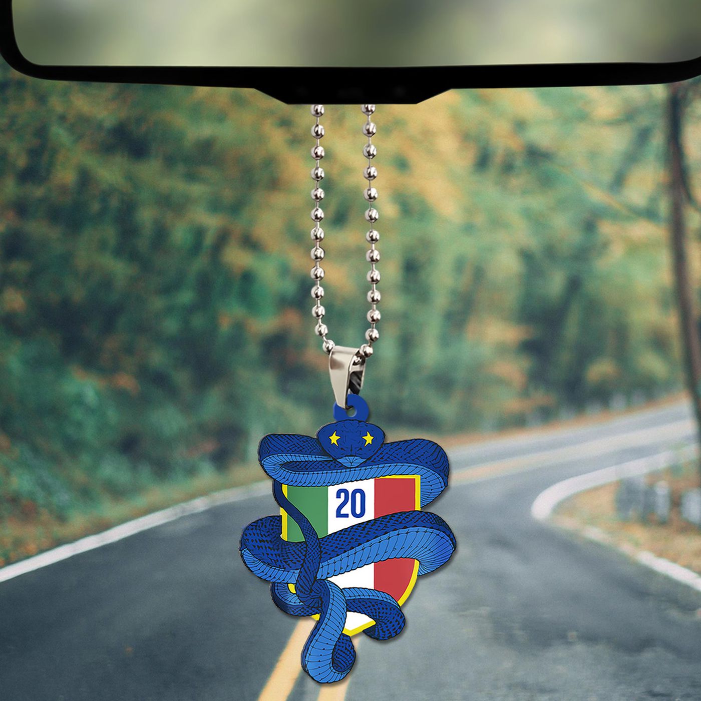Inter Milan FC Custom Shape-sided Acrylic Car Ornament