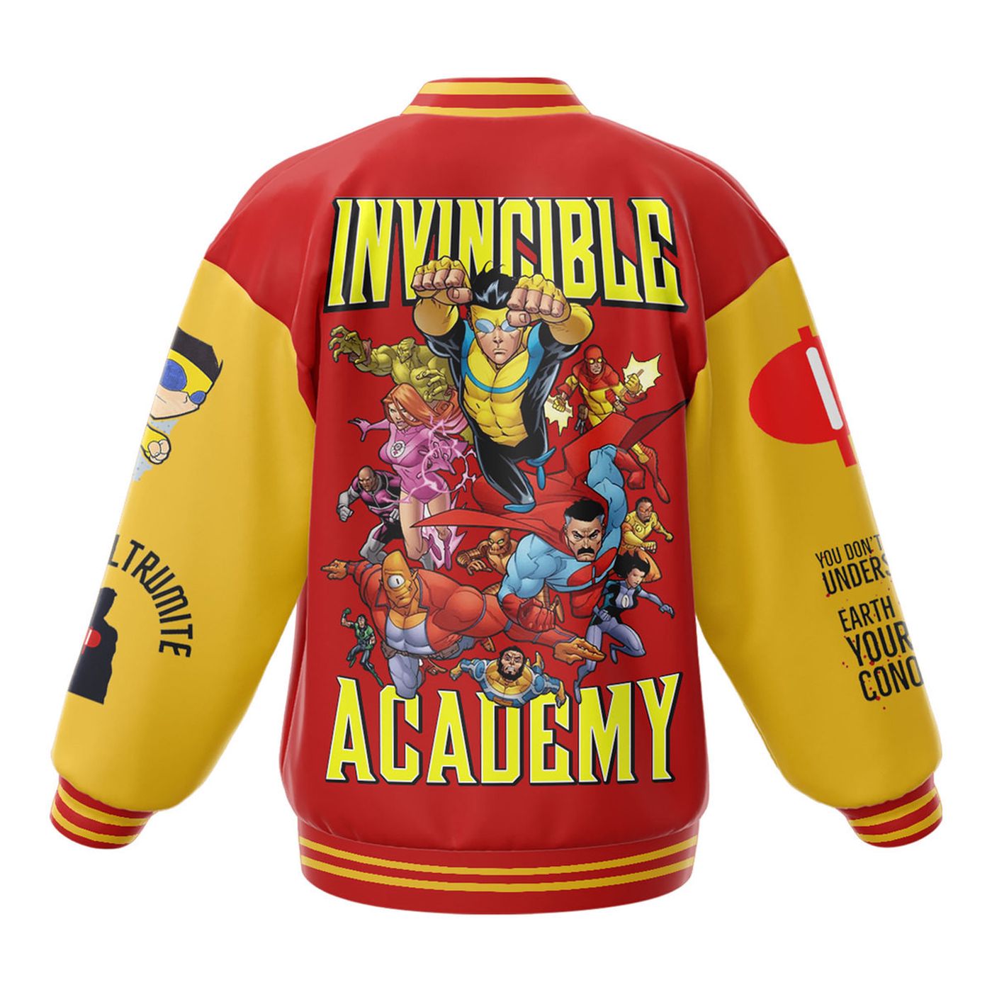 Invincible New Premium Baseball Jacket Gift For Fan Invincible New Premium Baseball Jacket Gift For Fan