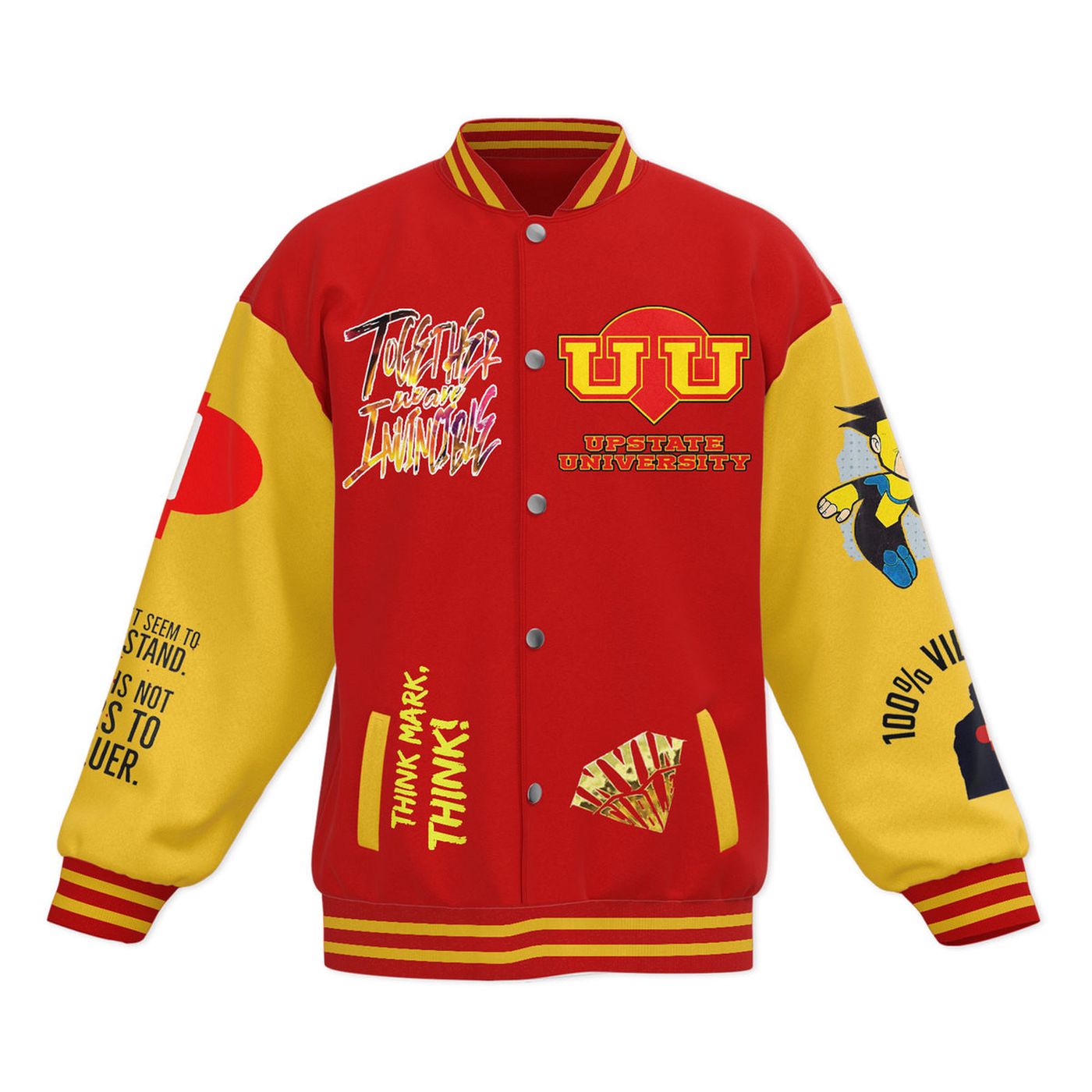 Invincible New Premium Baseball Jacket Gift For Fan Invincible New Premium Baseball Jacket Gift For Fan