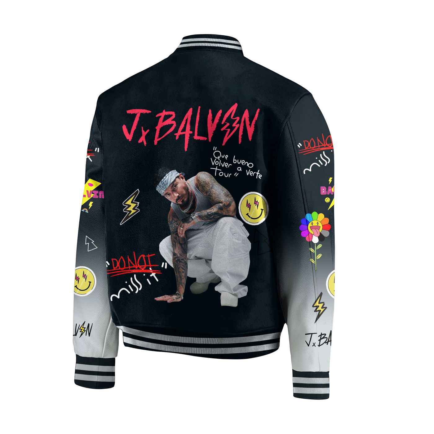 J Balvin New Premium Baseball Jacket Gift For Fan J Balvin New Premium Baseball Jacket Gift For Fan