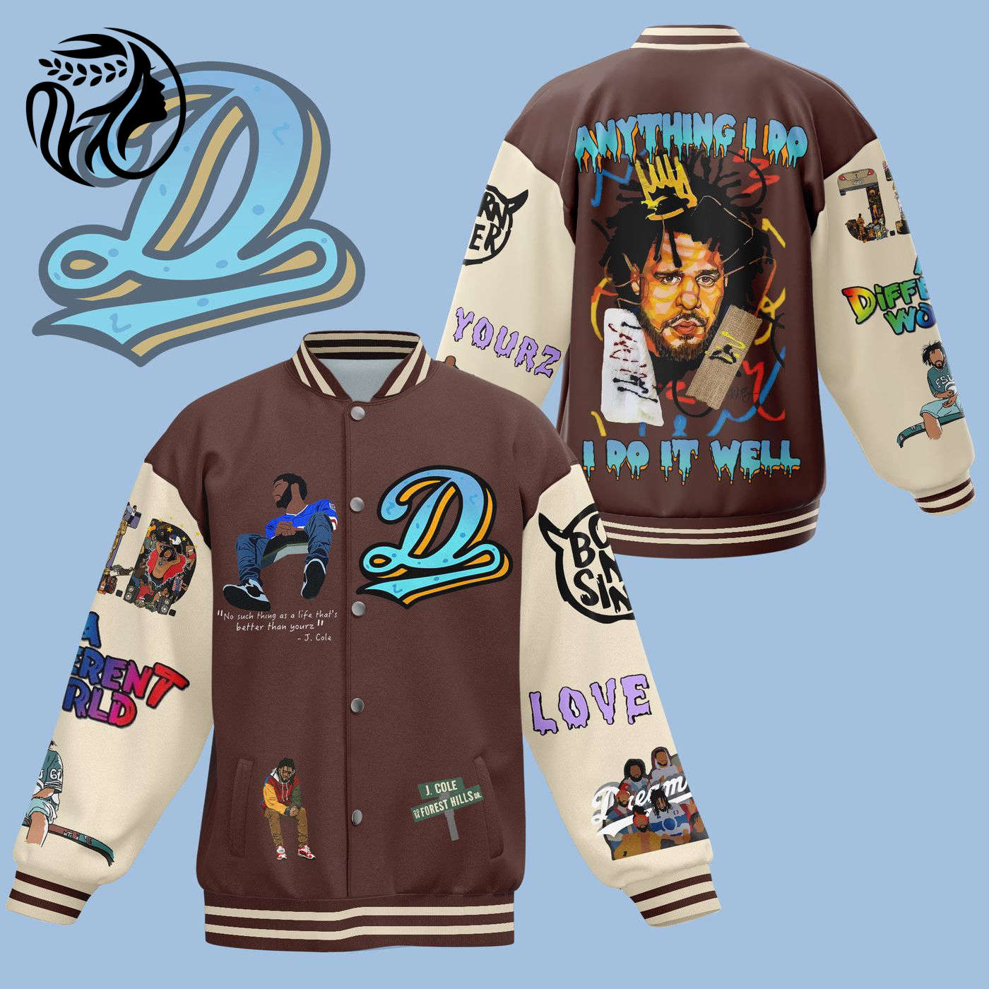J Cole New Premium Baseball Jacket Gift For Fan