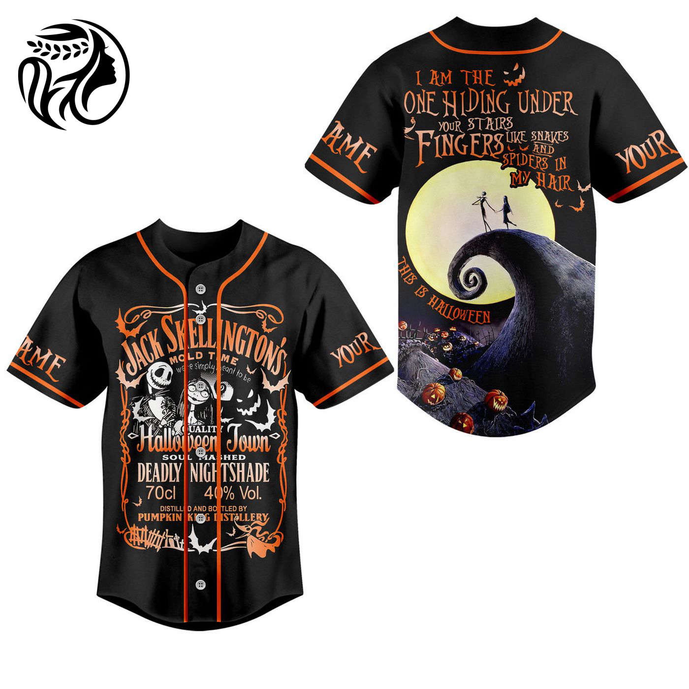 Jack Skellington Baseball Jersey For Men Women And Kids Gift