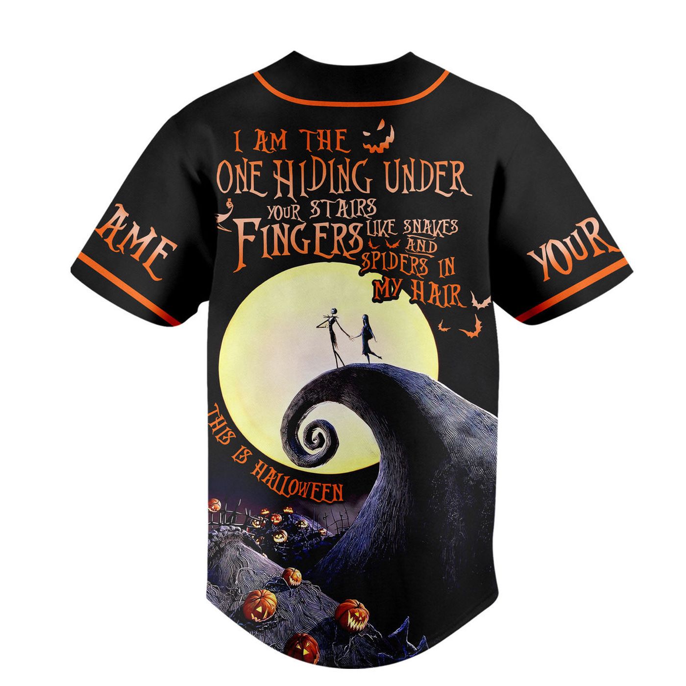 Jack Skellington Baseball Jersey For Men Women And Kids Gift