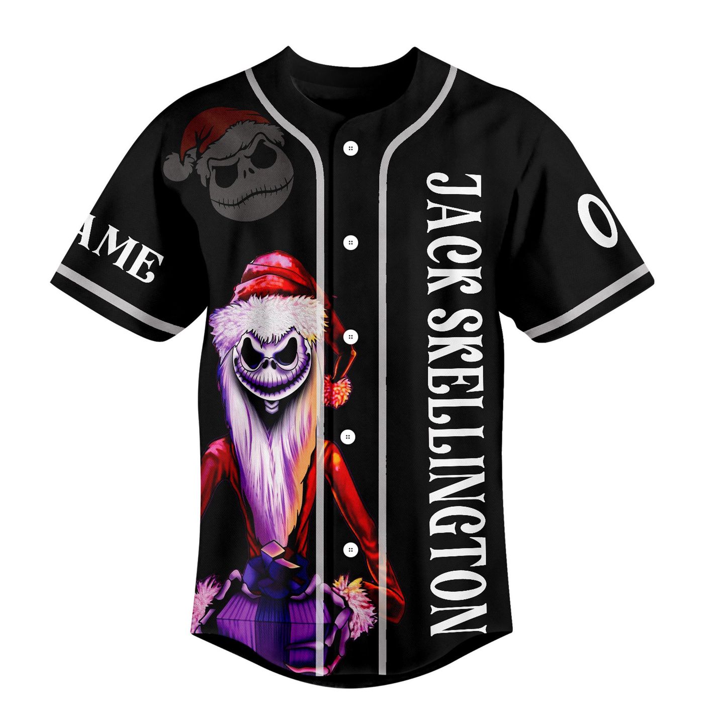 Jack Skellington Baseball Jersey For Men Women And Kids Gift