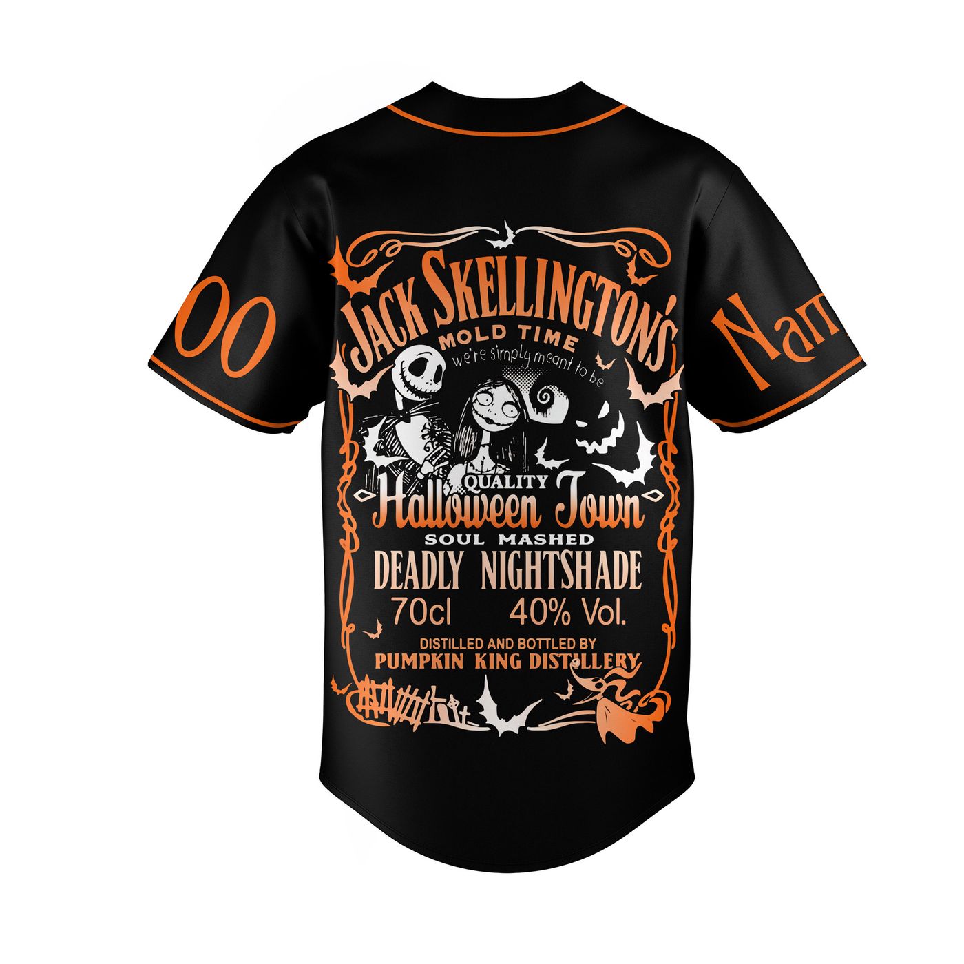 Jack Skellington Baseball Jersey For Men Women And Kids Gift
