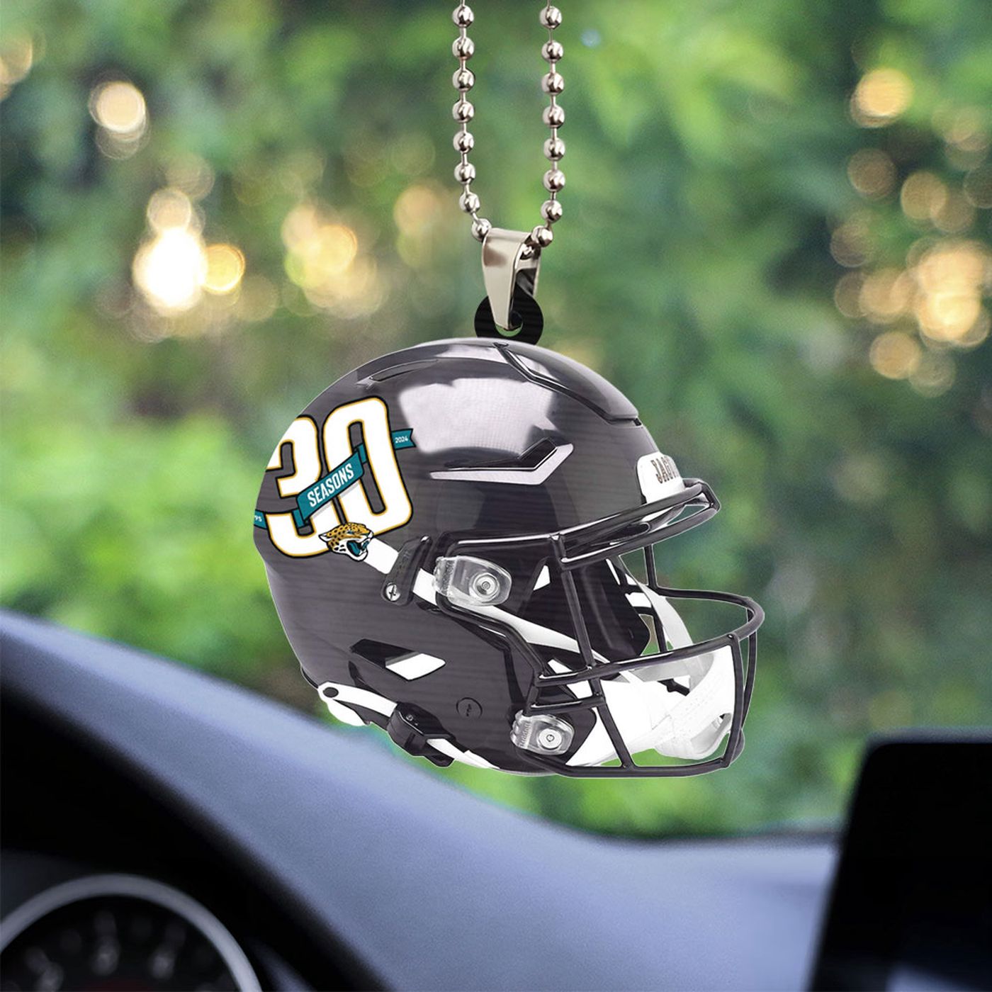 Jacksonville Jaguars Custom Shape-sided Acrylic Car Ornament Gift