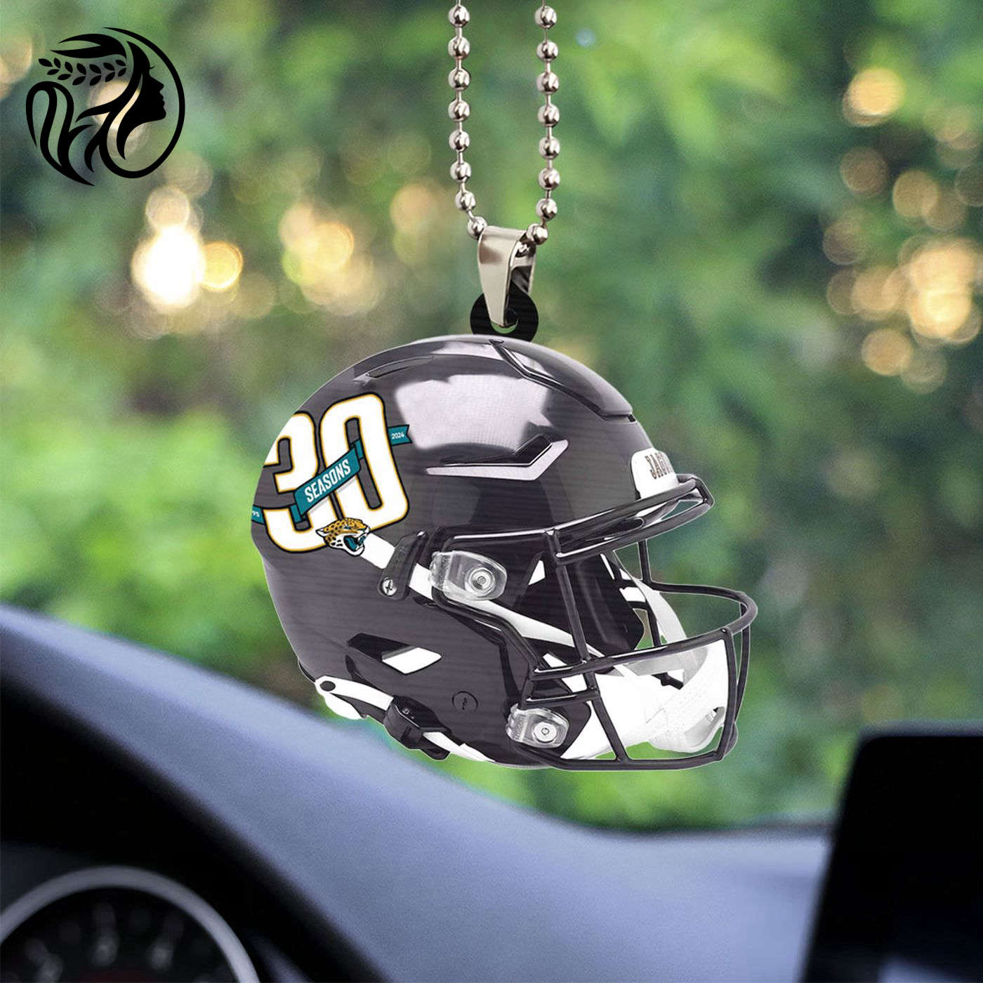 Jacksonville Jaguars Custom Shape-sided Acrylic Car Ornament Gift