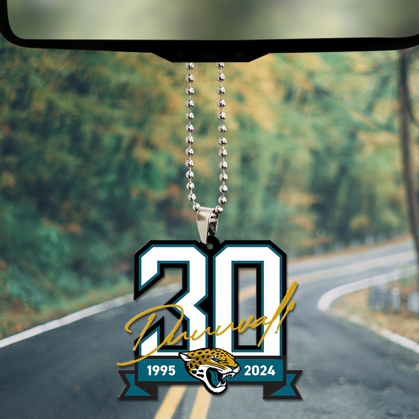Jacksonville Jaguars Custom Shape-sided Acrylic Car Ornament Gift Jacksonville Jaguars Custom Shape-sided Acrylic Car Ornament Gift