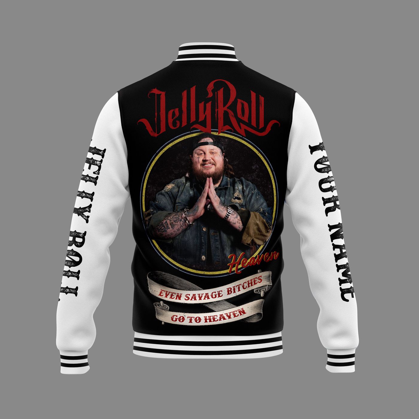 Jelly Roll New Premium Baseball Jacket Gift For Fan Jelly Roll New Premium Baseball Jacket Gift For Fan