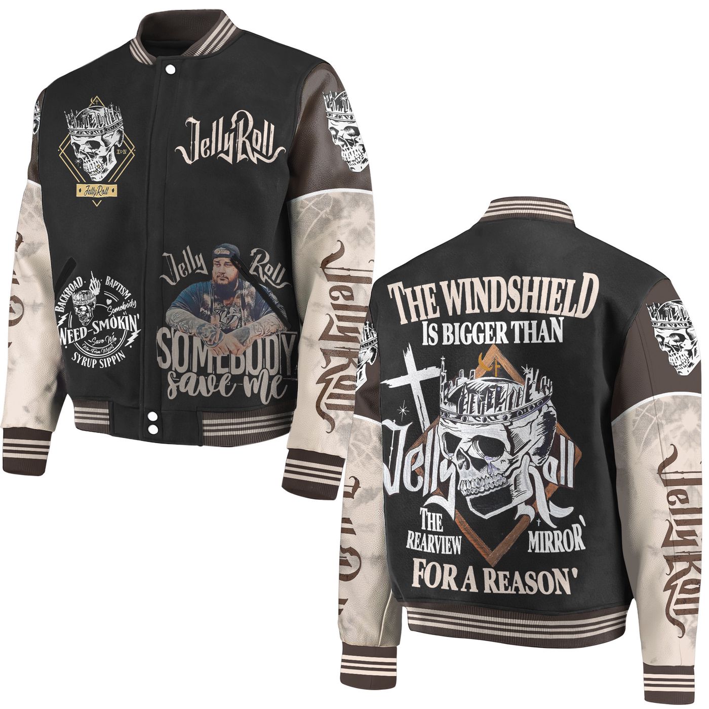 Jelly Roll New Premium Baseball Jacket Gift For Fan Jelly Roll New Premium Baseball Jacket Gift For Fan