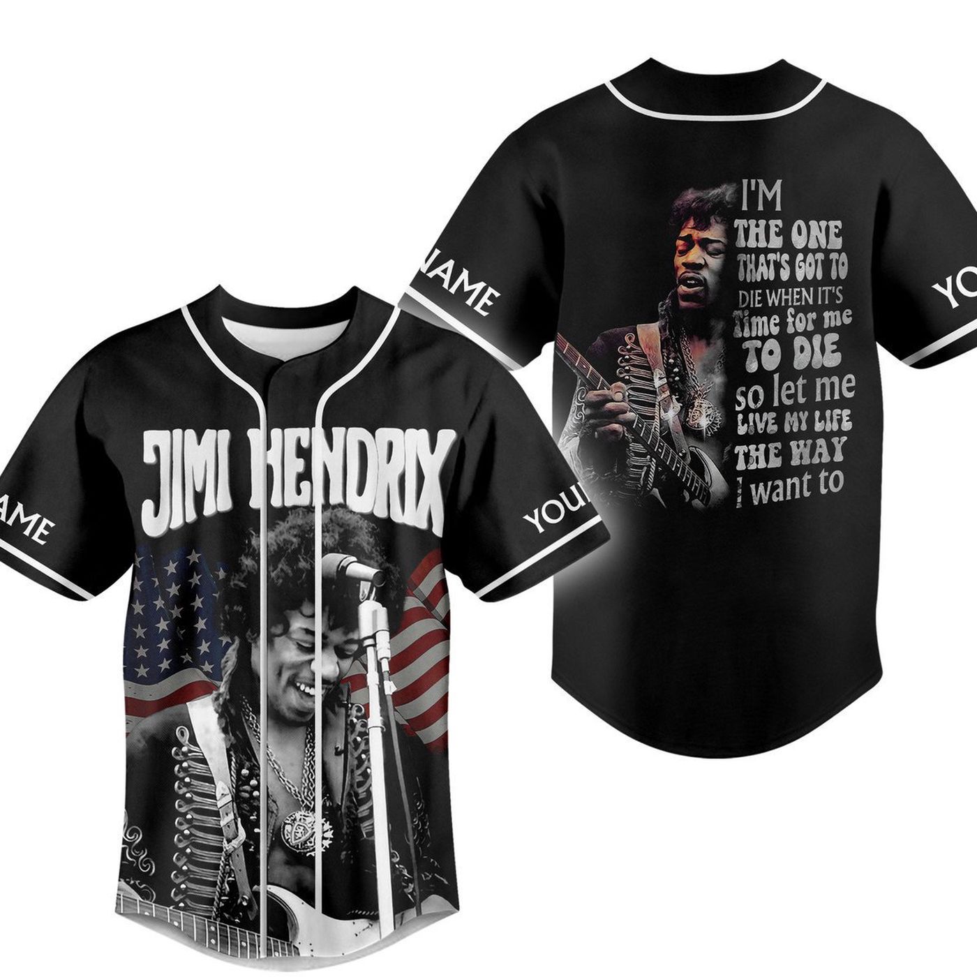 Jimi Hendrix Baseball Jersey For Men Women And Kids Gift Jimi Hendrix Baseball Jersey For Men Women And Kids Gift