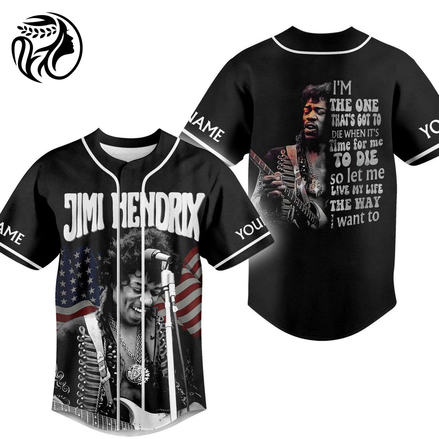 Jimi Hendrix Baseball Jersey For Men Women And Kids Gift