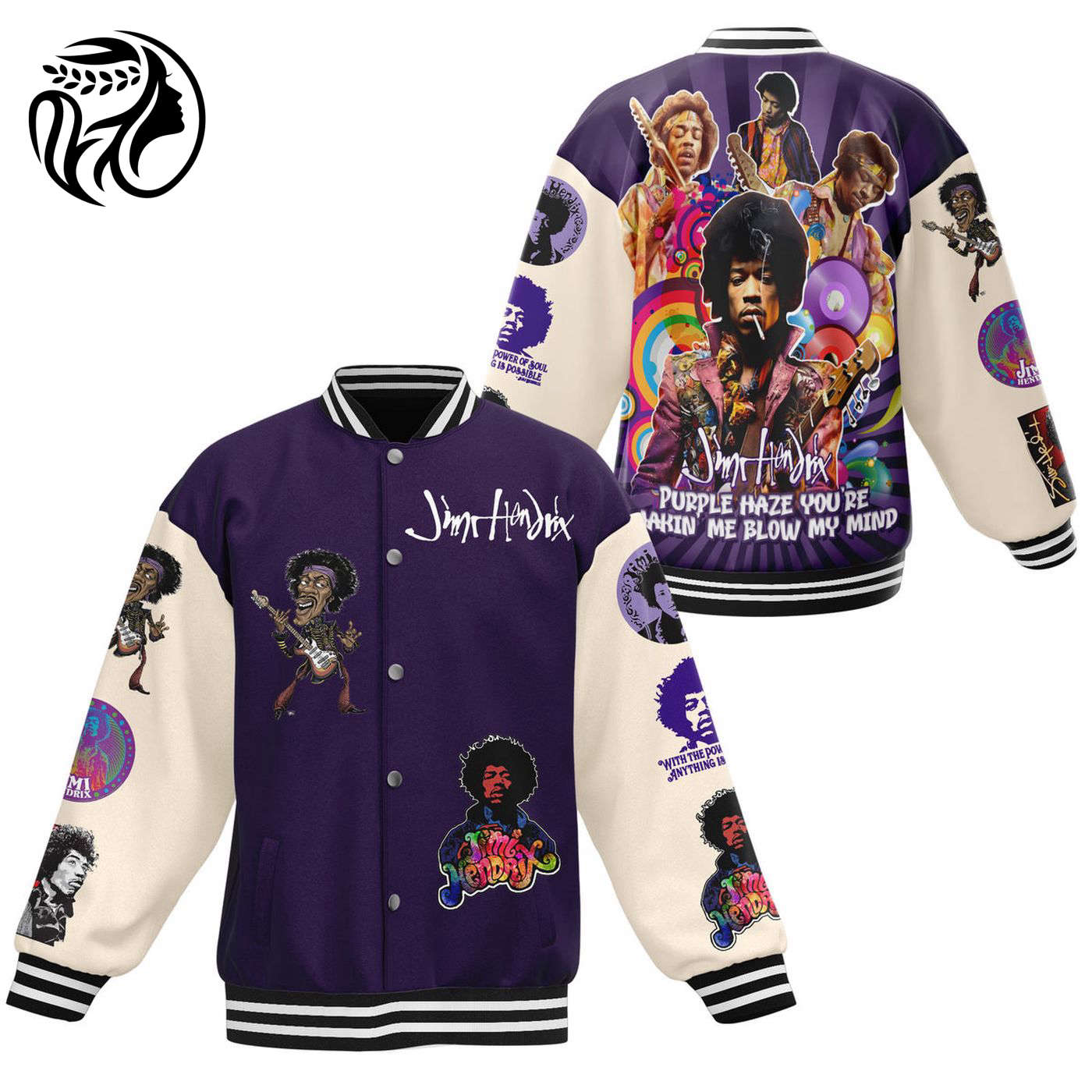 Jimi Hendrix New Premium Baseball Jacket Gift For Fan
