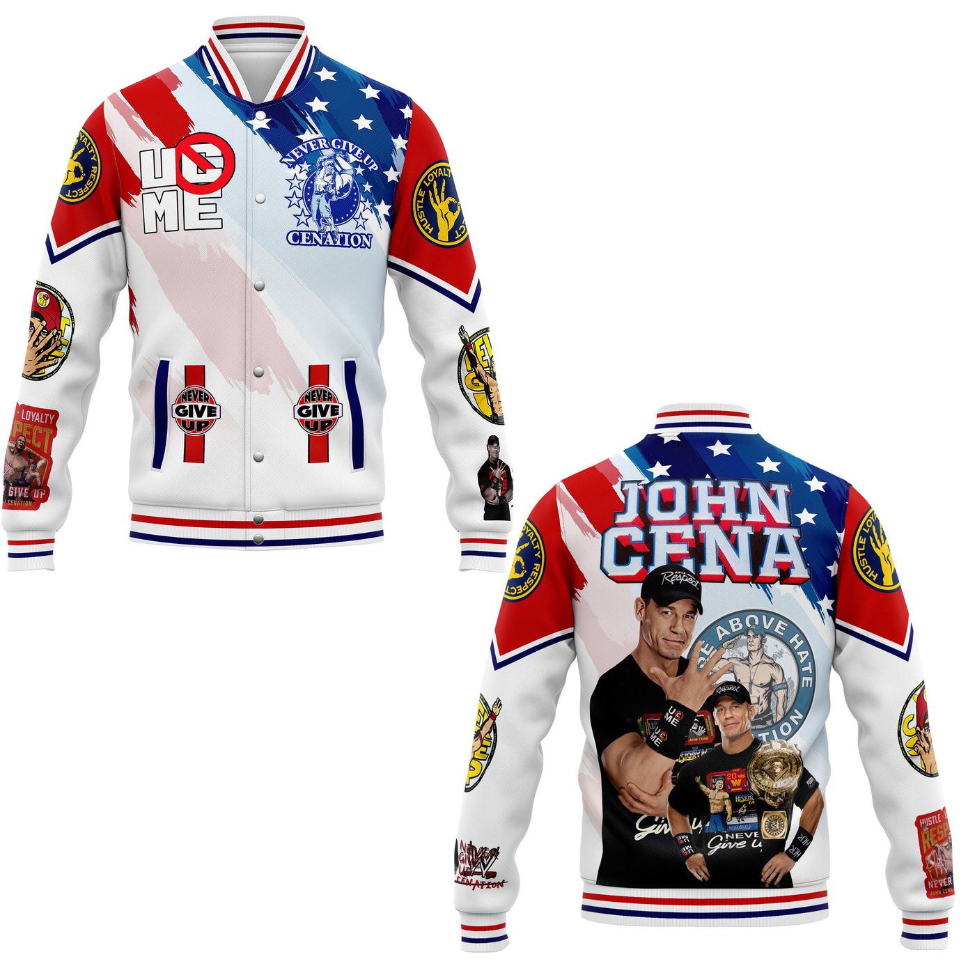 John Cena New Premium Baseball Jacket Gift For Fan
