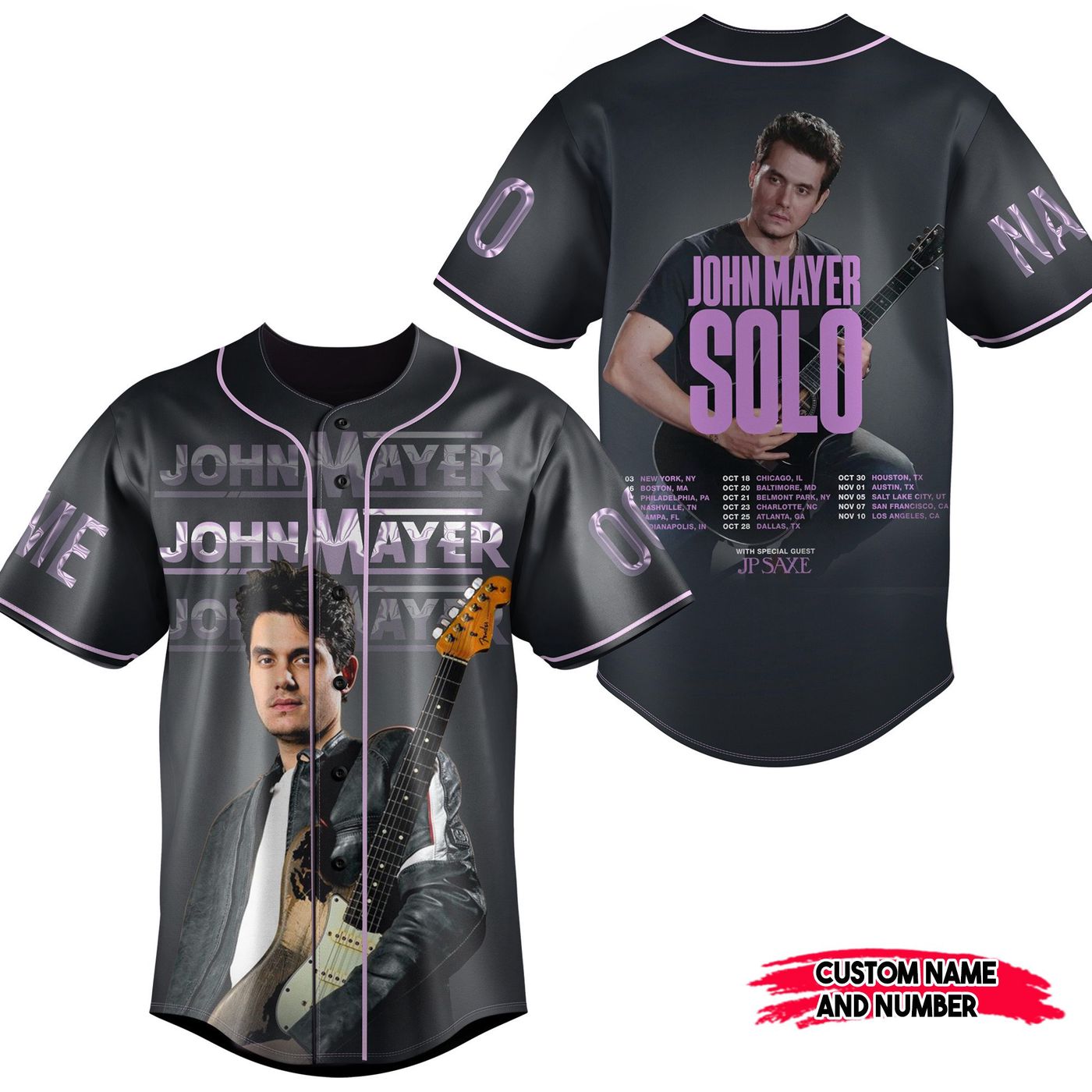John Mayer Baseball Jersey For Men Women And Kids Gift