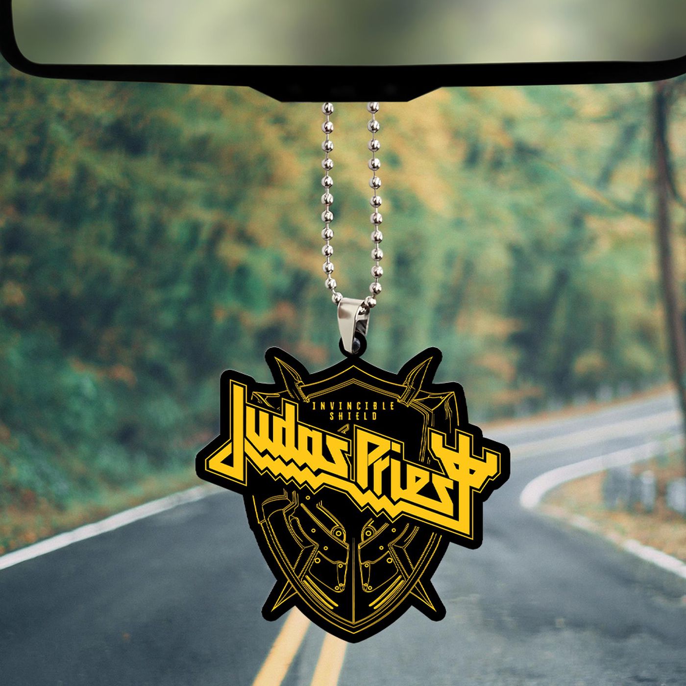 Judas Priest Custom shape-sided Acrylic Car Ornament Gift