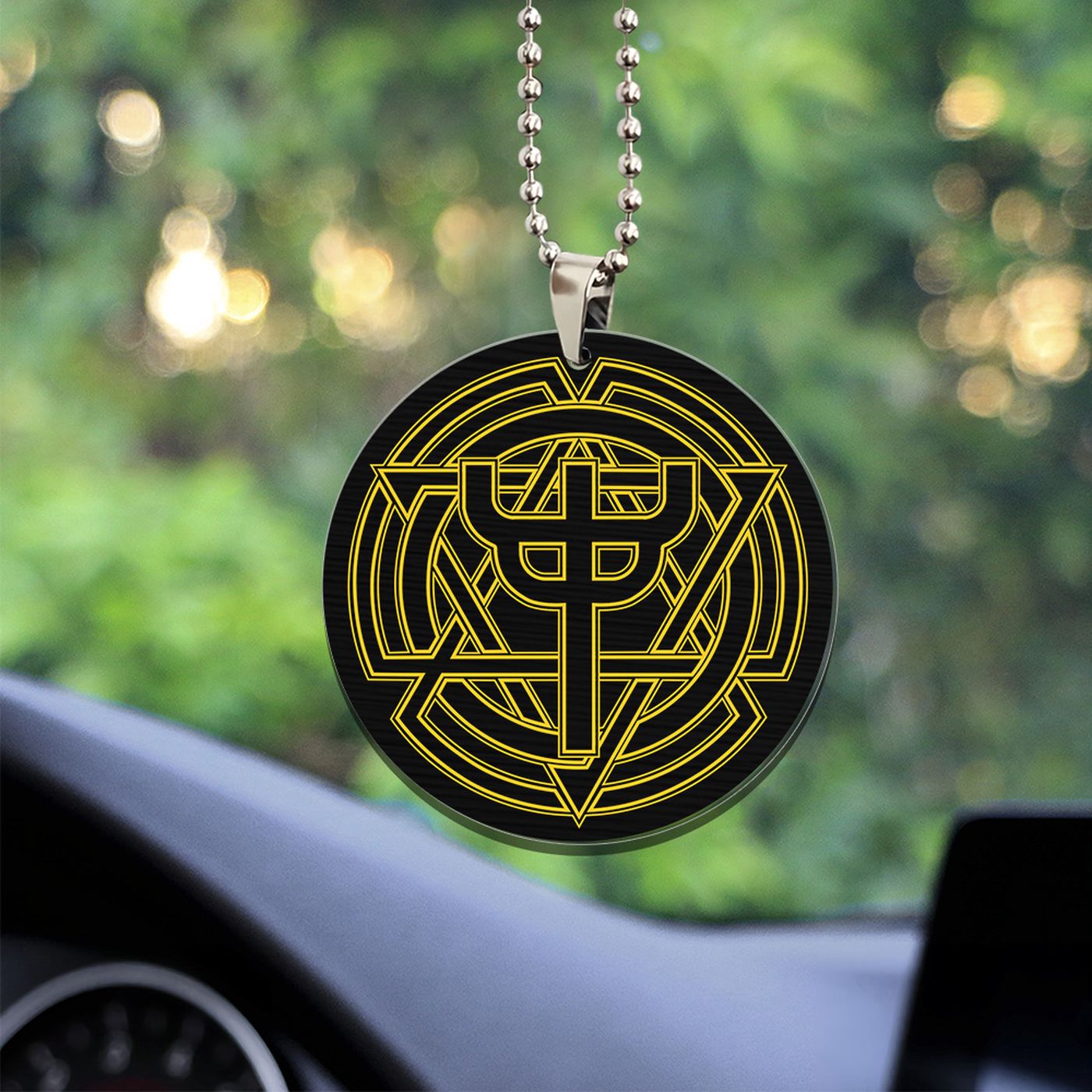 Judas Priest Custom shape-sided Acrylic Car Ornament Gift