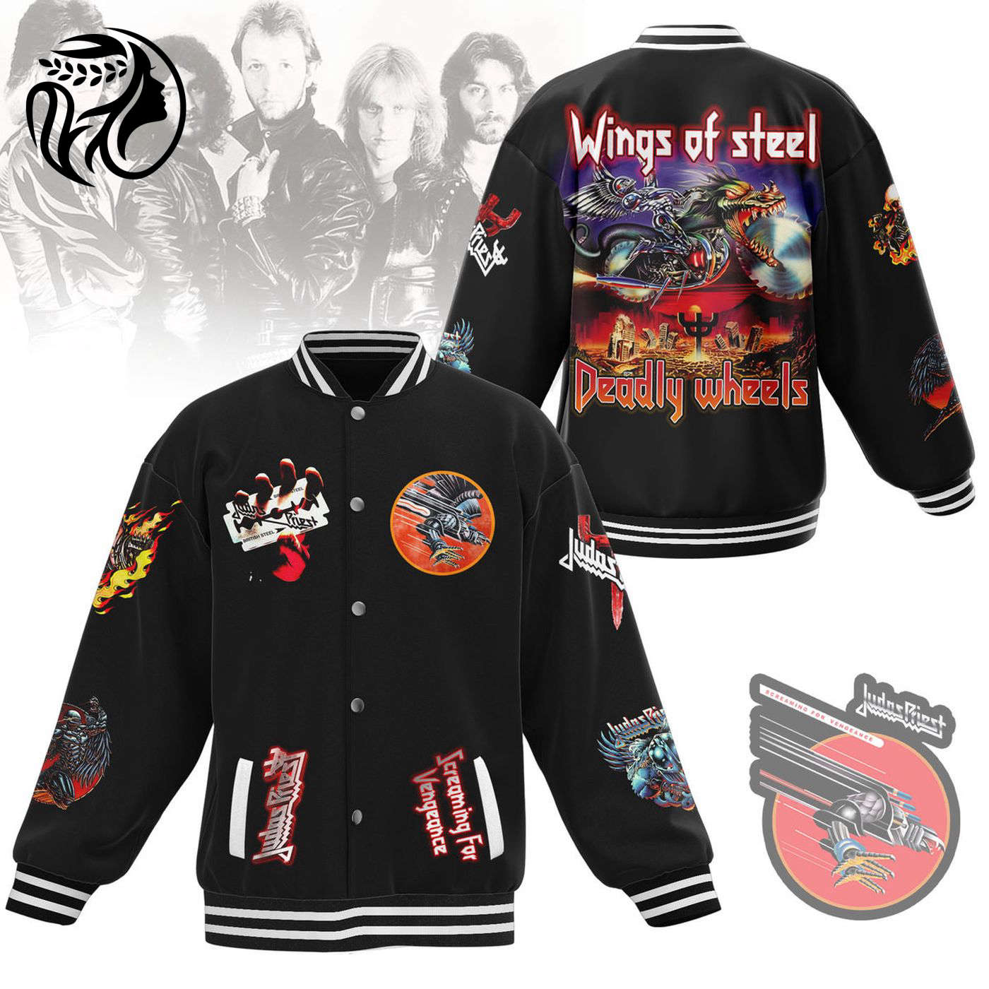 Judas Priest New Premium Baseball Jacket Gift For Fan