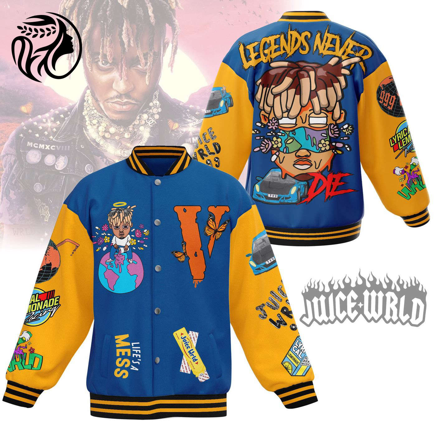 Juice WRLD New Premium Baseball Jacket Gift For Fan