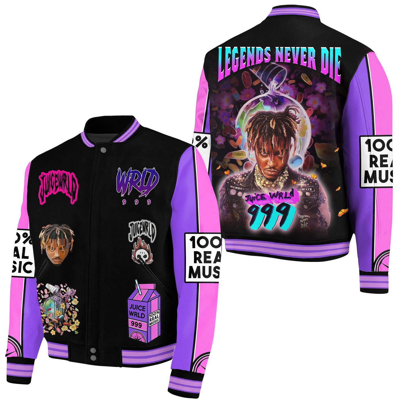 Juice WRLD New Premium Baseball Jacket Gift For Fan