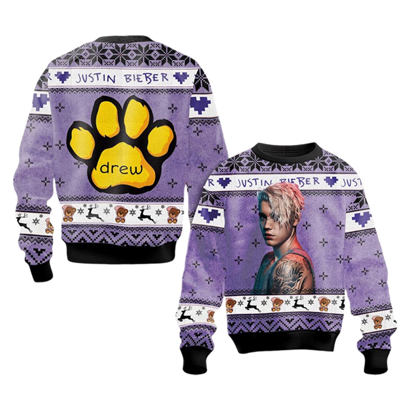 Get Festive with Justin Bieber s Drew Ugly Sweater – Limited Edition Holiday Wear