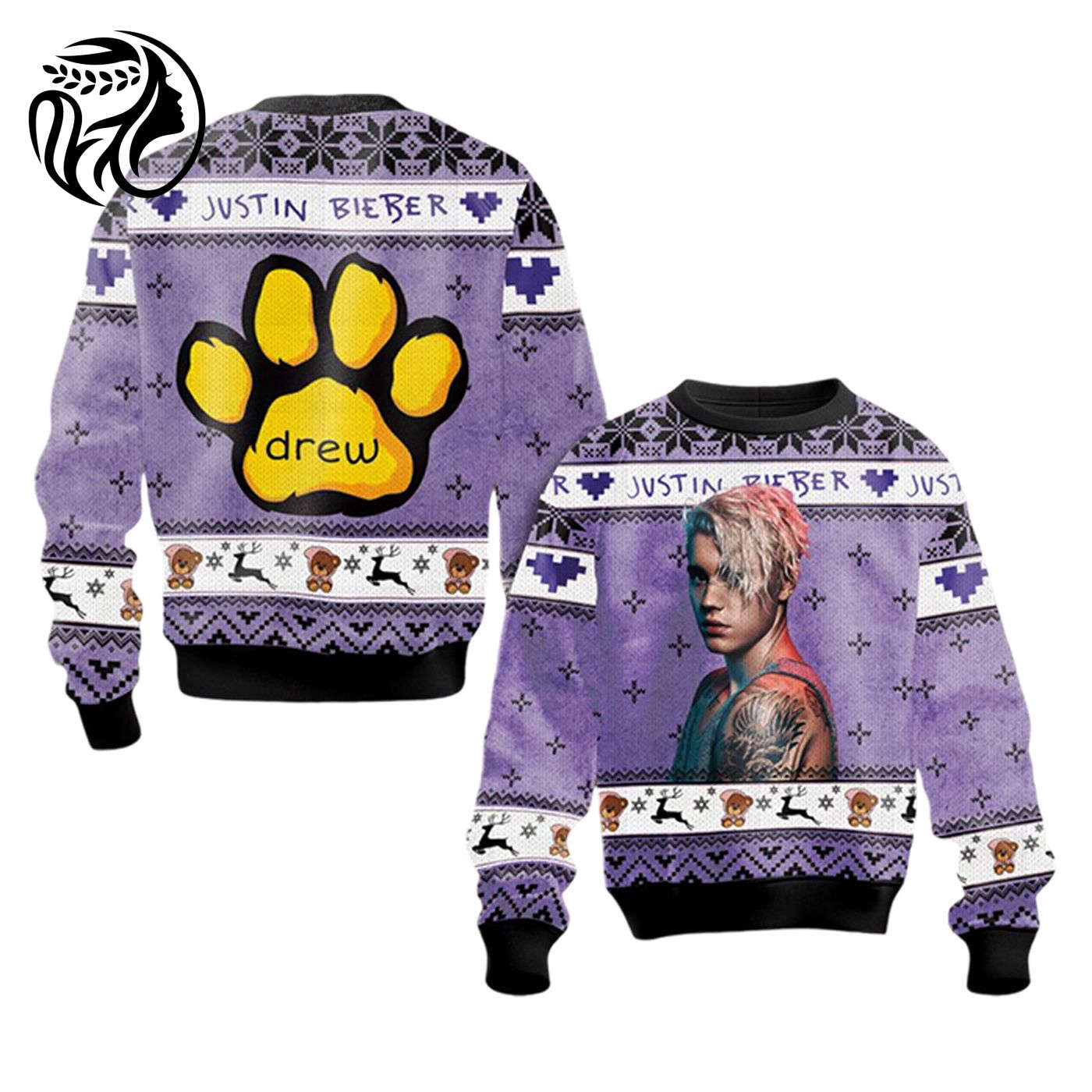 Get Festive with Justin Bieber s Drew Ugly Sweater – Limited Edition Holiday Wear