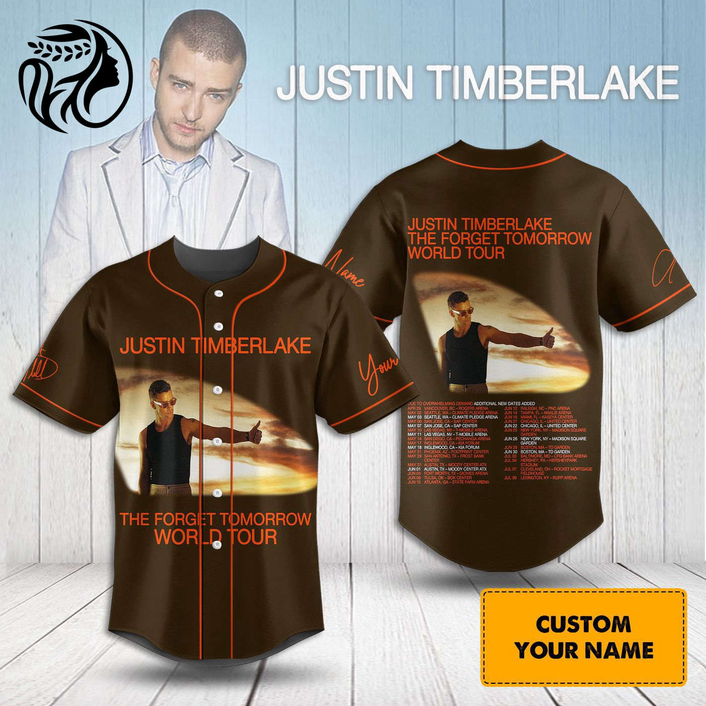 Justin Timberlake Baseball Jersey For Men Women And Kids Gift