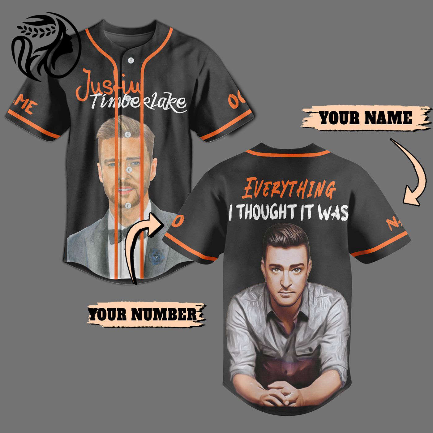 Justin Timberlake Baseball Jersey For Men Women And Kids Gift