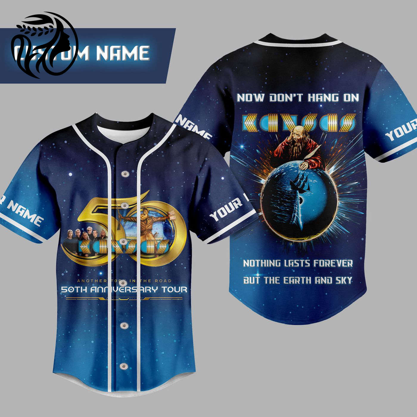 Kansas Another Fork In The Road Giftth Anniversary Tour Baseball Jersey For Men Women And Kids Gift