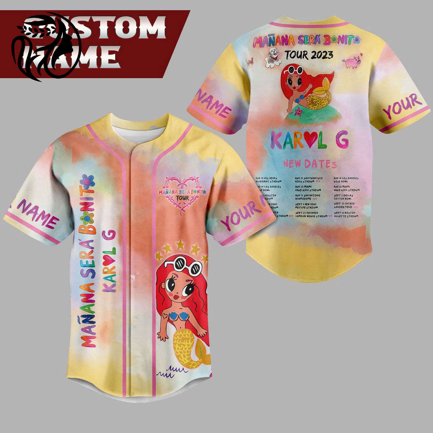 Karol G Baseball Jersey For Men Women And Kids Gift