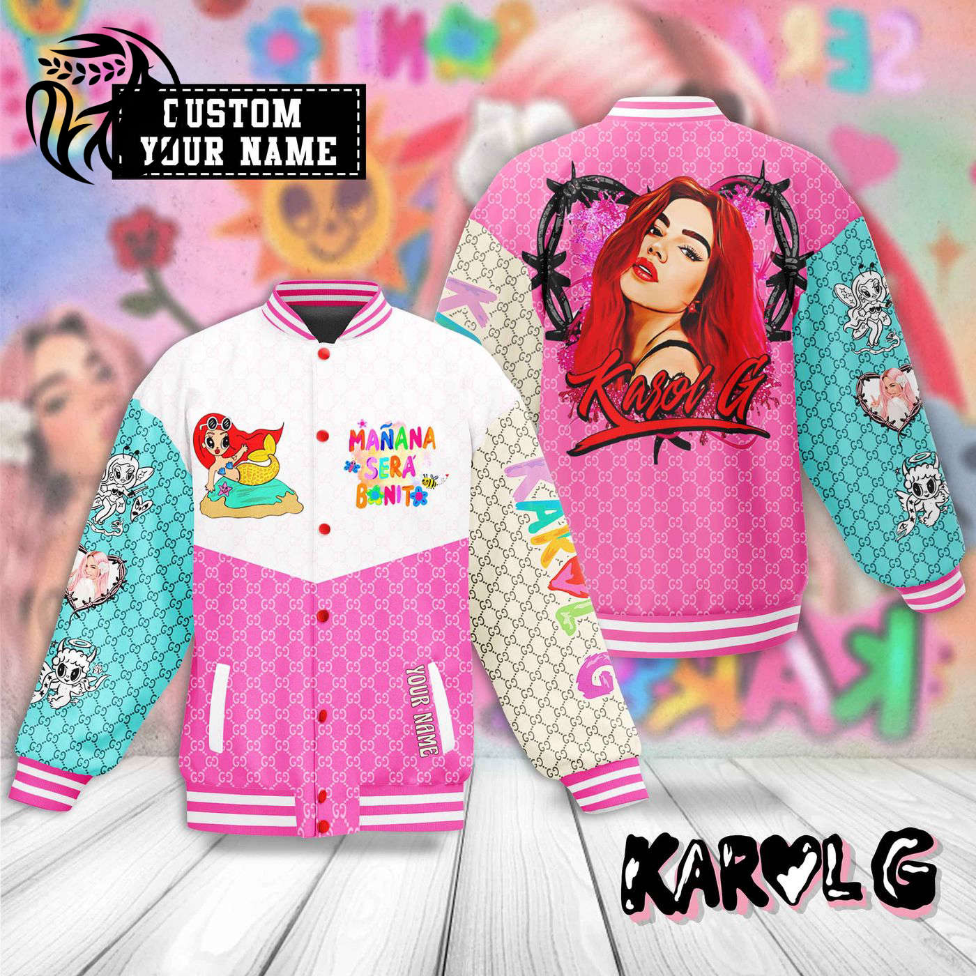 Karol G New Premium Baseball Jacket Gift For Fan
