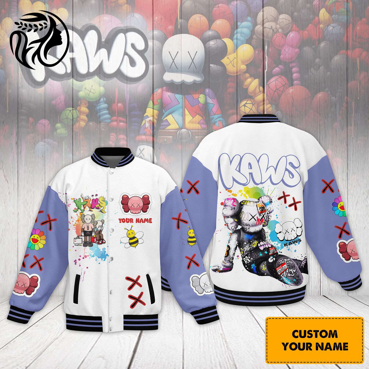 Kaws New Premium Baseball Jacket Gift For Fan