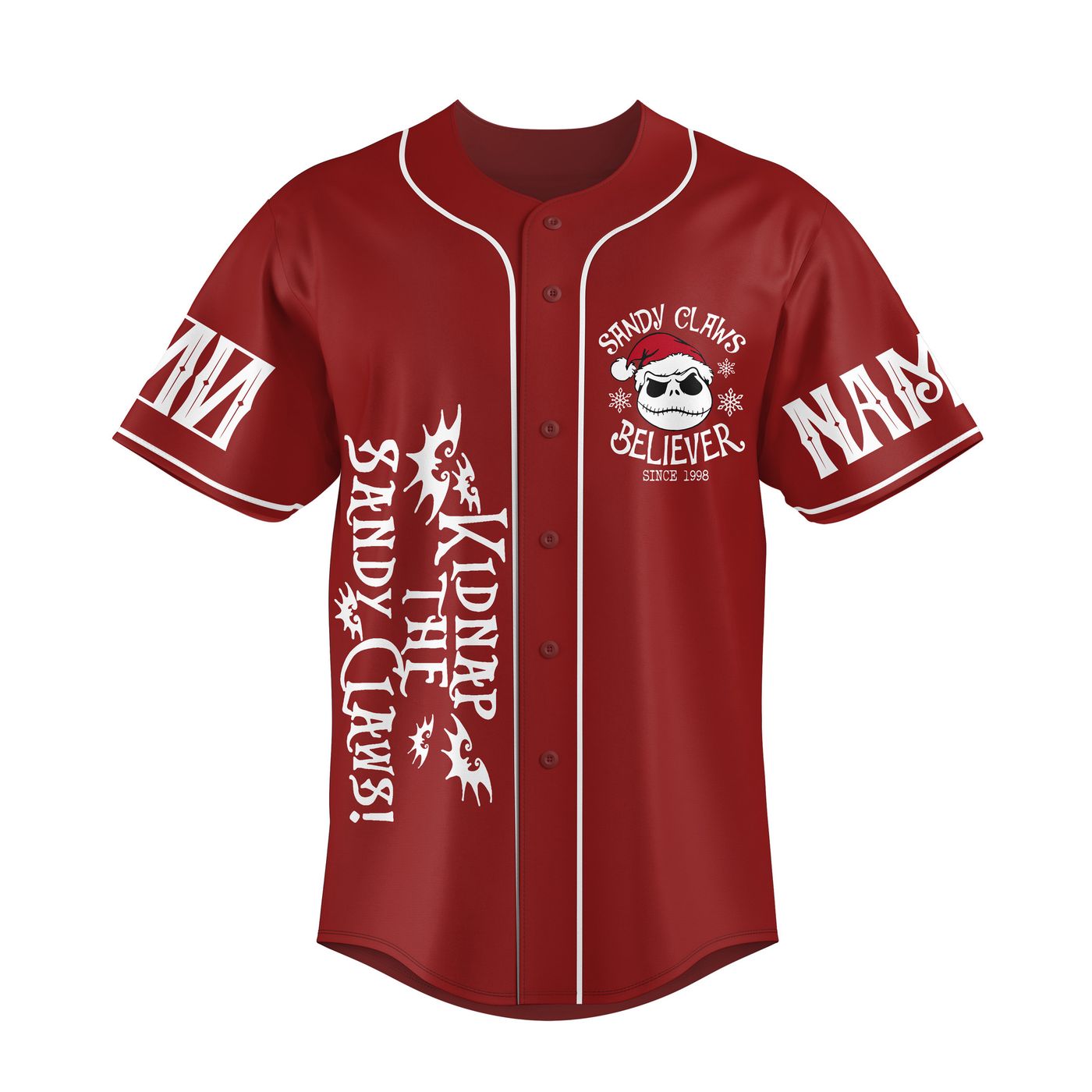Kidnap the Sandy Claws Baseball Jersey For Men Women And Kids Gift Kidnap the Sandy Claws Baseball Jersey For Men Women And Kids Gift
