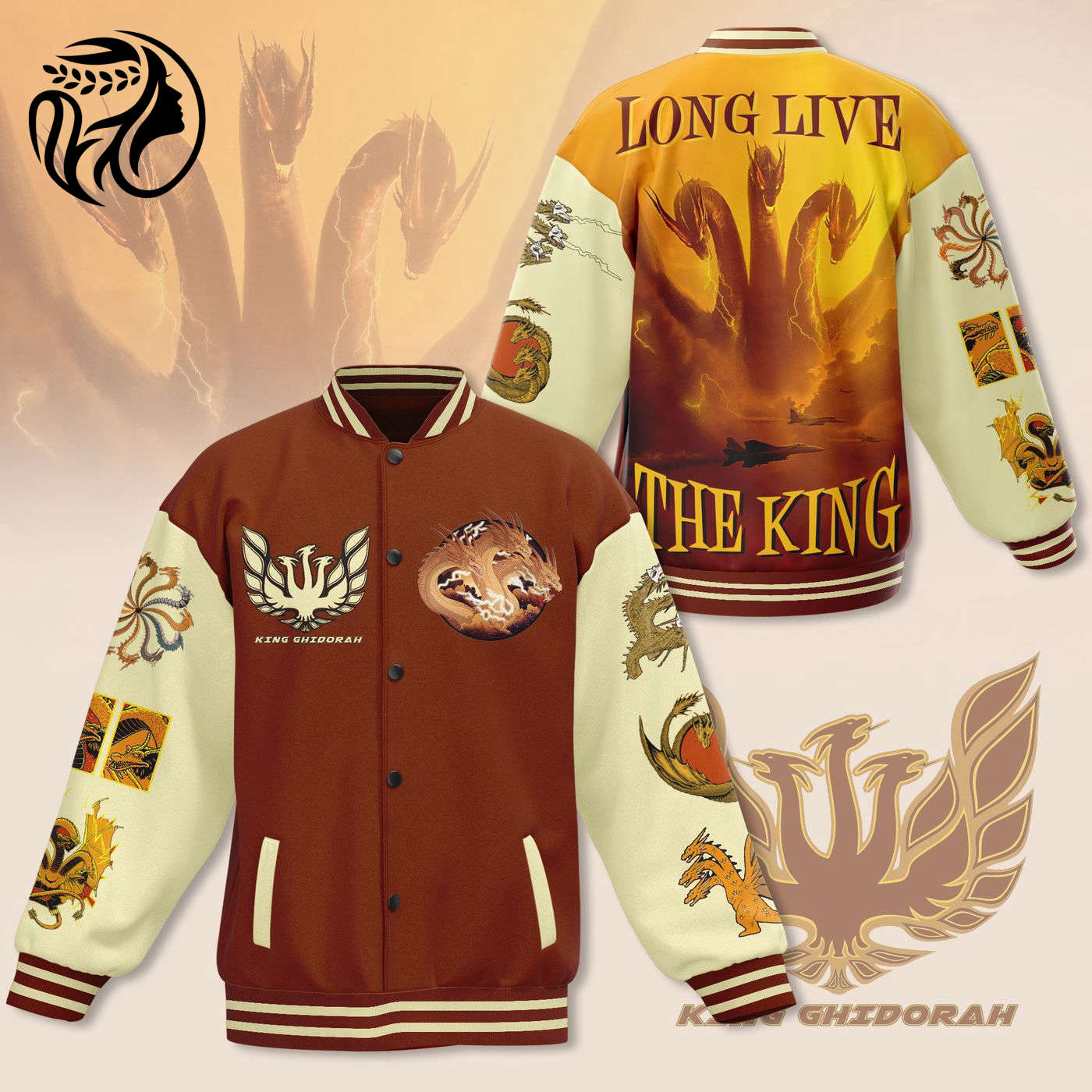 King Ghidorah New Premium Baseball Jacket Gift For Fan