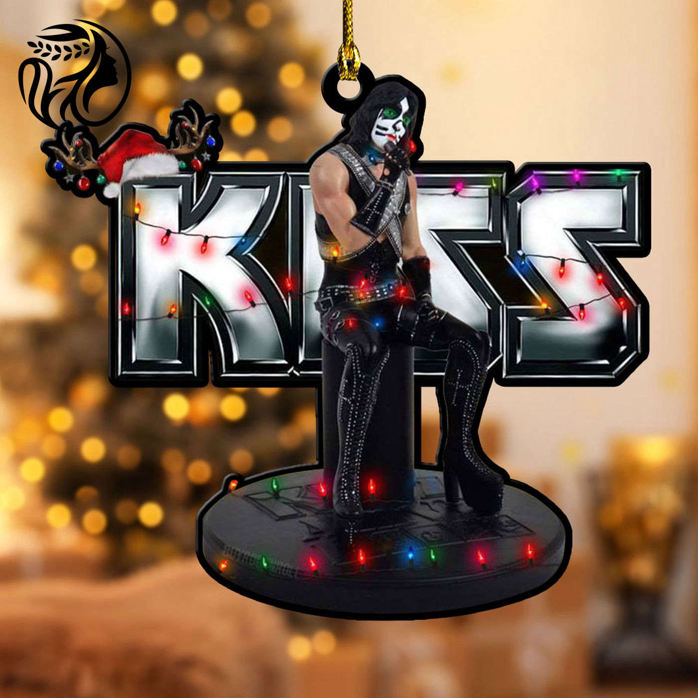 Kiss Band Custom Shape-sided Acrylic Ornament  – Gift for Christmas Day