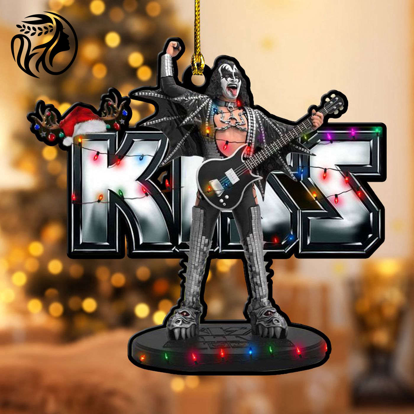 Kiss Band Custom Shape-sided Acrylic Ornament  – Gift for Christmas Day